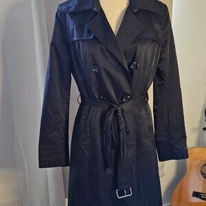 Michael Kors Classic Black Trench with removable lining